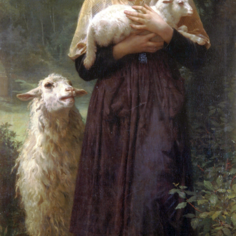 1873 The Shepherdess William Adolphe Bouguereau